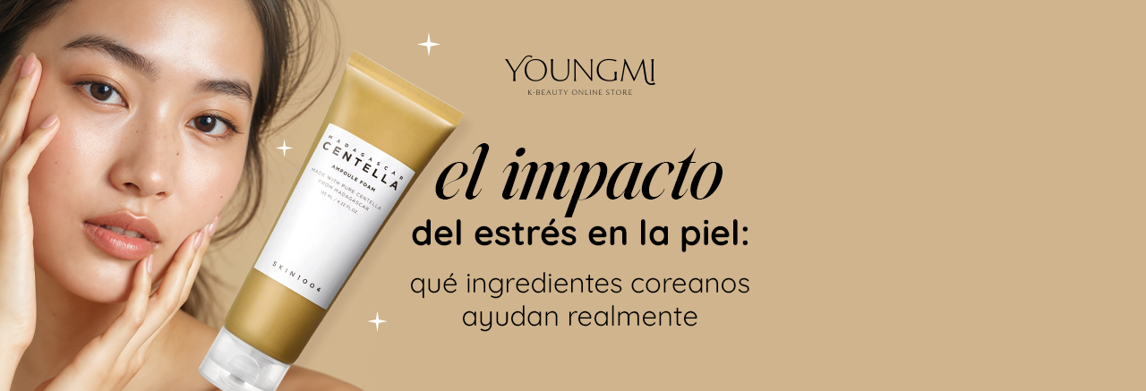El impacto del estrés en la piel: qué ingredientes coreanos ayudan realmente