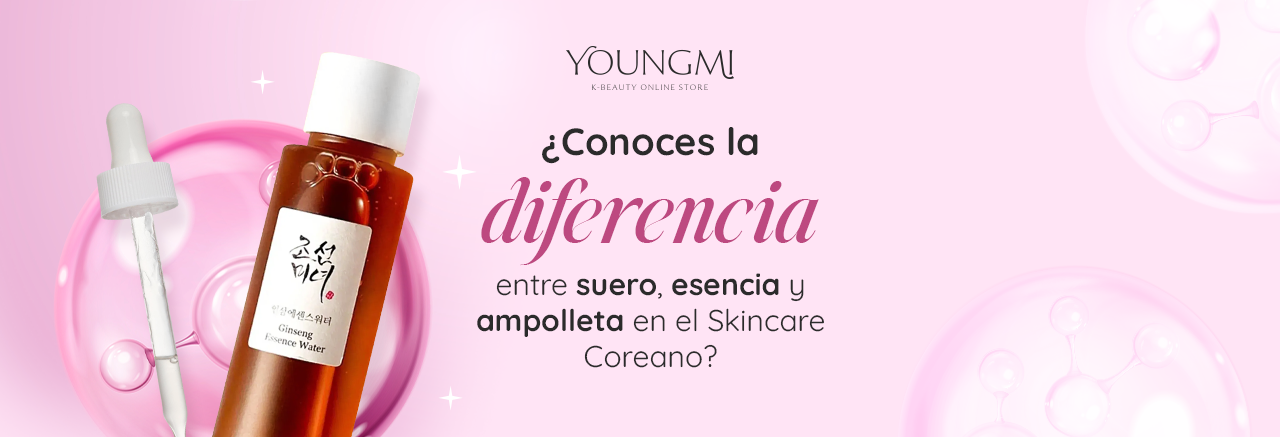 ¿Conoces la diferencia entre suero, esencia y ampolleta en el skincare coreano?