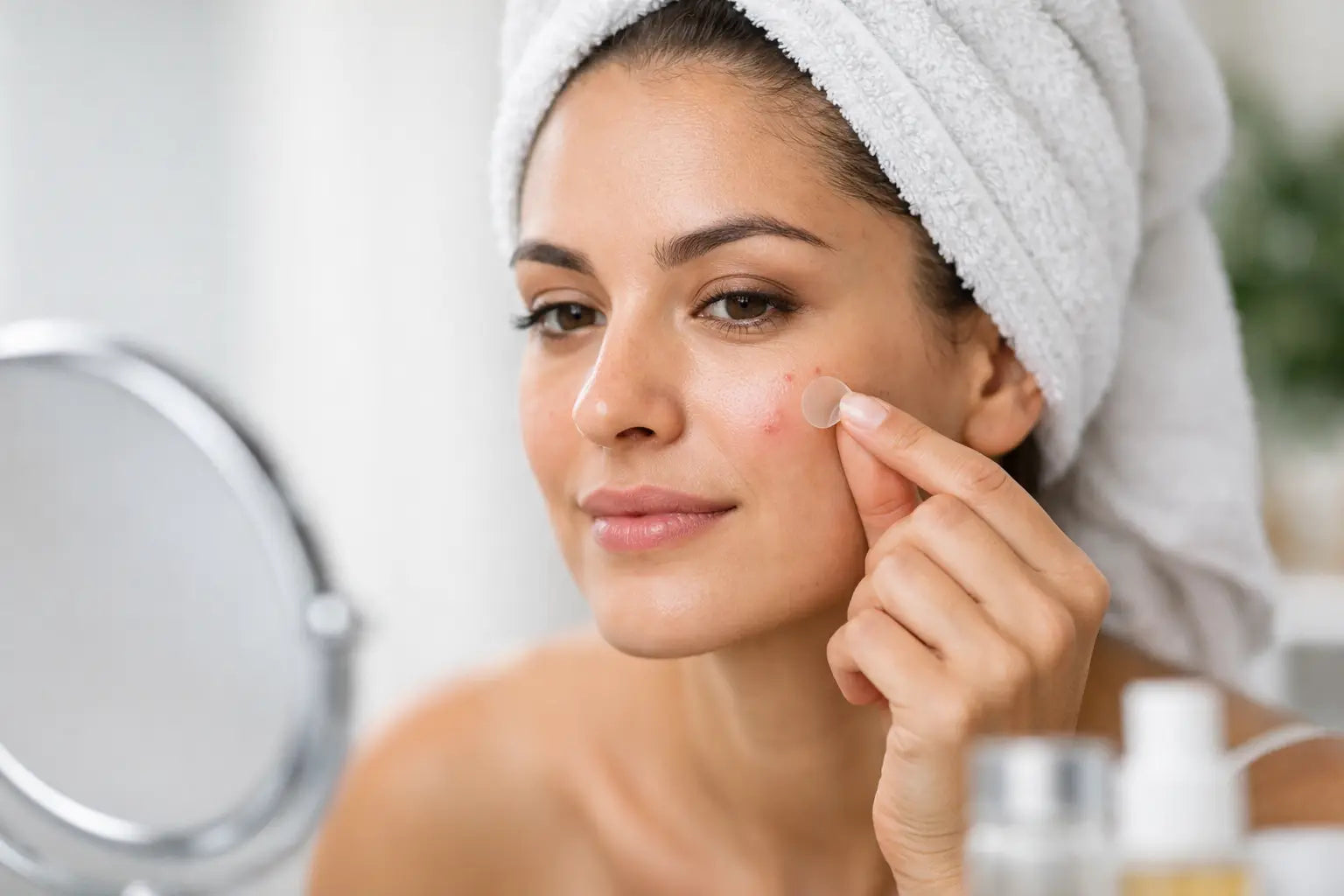 Cómo usar pimple patches correctamente en tu rutina
