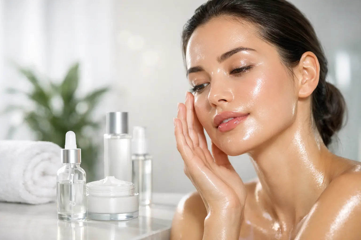 Ejemplo de rutina brillo glass skin real
