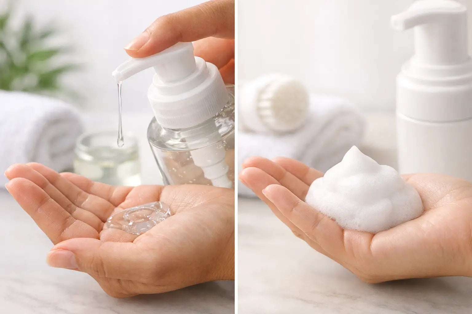 Limpiador gel vs espuma: cuál necesita tu piel
