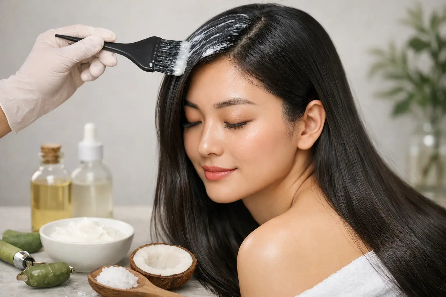 Tratamiento capilar coreano para cabello