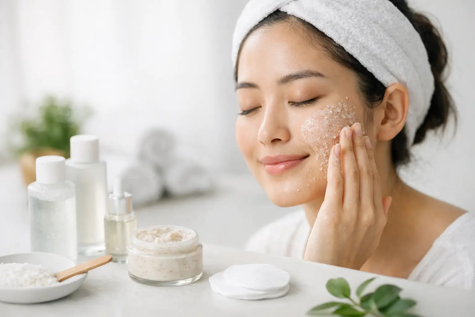 Cómo exfoliar piel sensible con skincare coreano