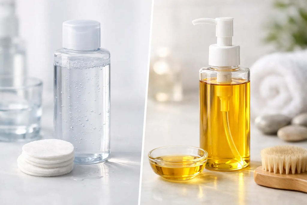 Agua micelar vs cleansing oil: cuál te conviene