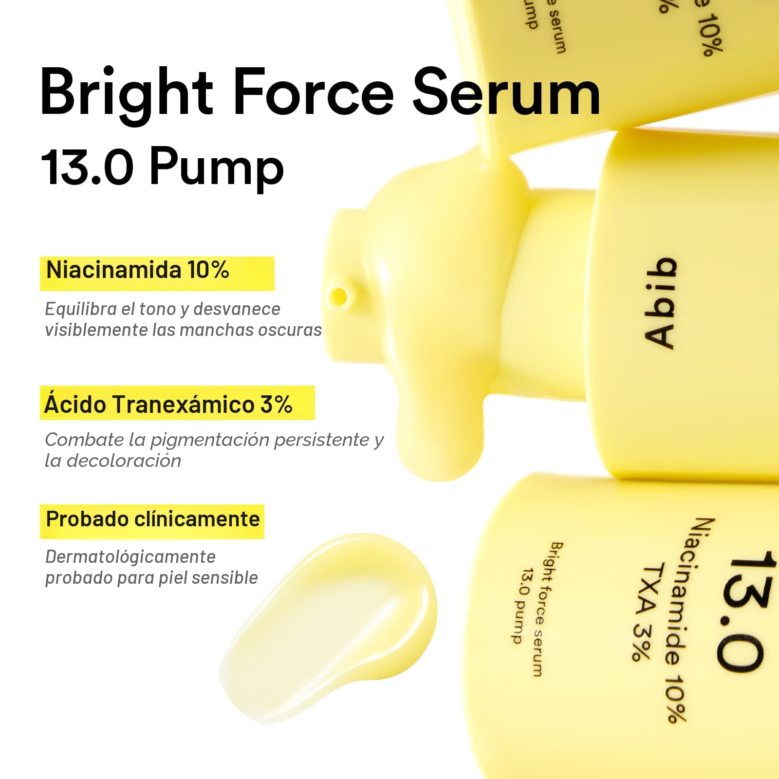 ABIB - Bright Force Serum 13.0 Pump 30 ML | Suero Iluminador y Despigmentante 4