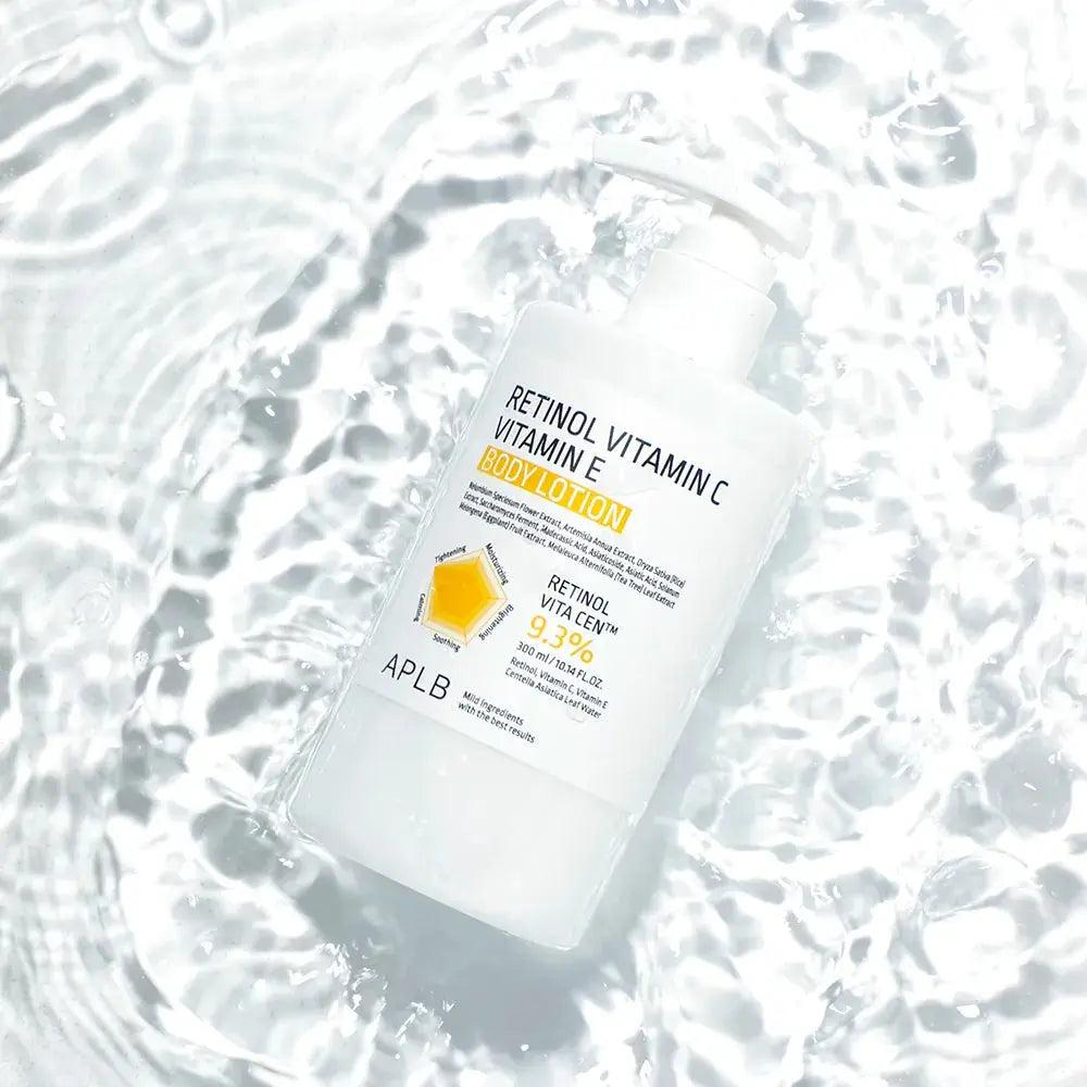 APLB - Retinol Vitamin C Vitamin E Body Lotion 300 ML | Locion Corporal Antiedad y Revitalizadora 5