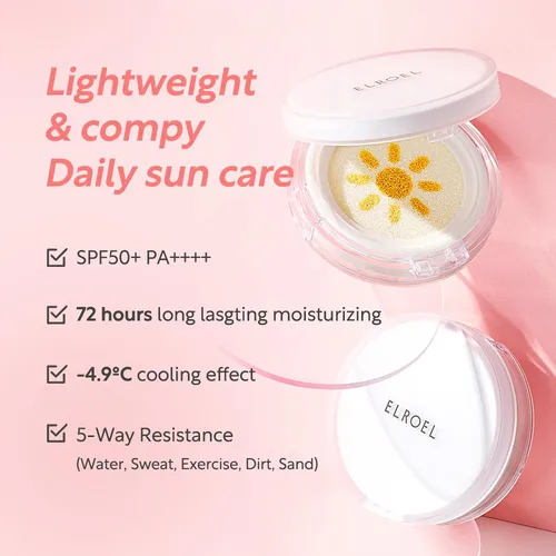 ELROEL - Pang  Pang Sun Cushion Plus 15 GR | Protector Solar en Cushion 4