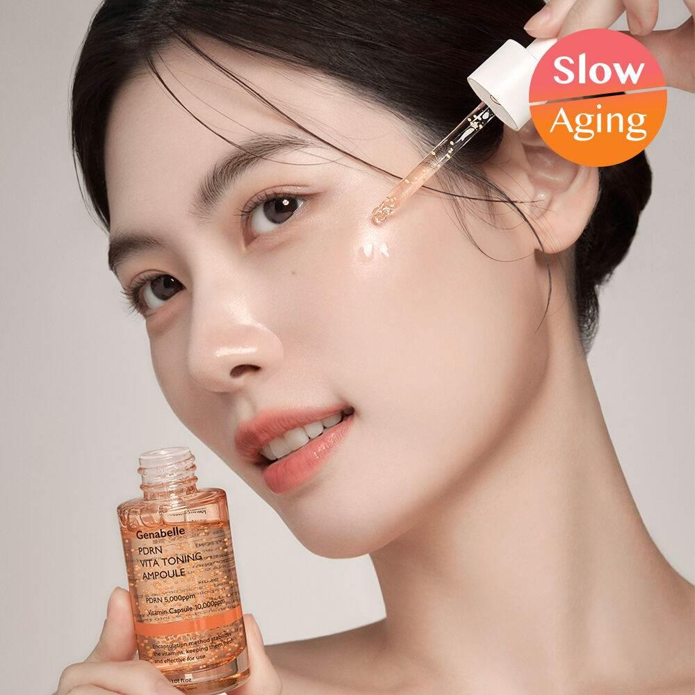 GENABELLE - PDRN Vita Toning Ampoule 30 ML | Suero Regenerador y Despigmentante 2
