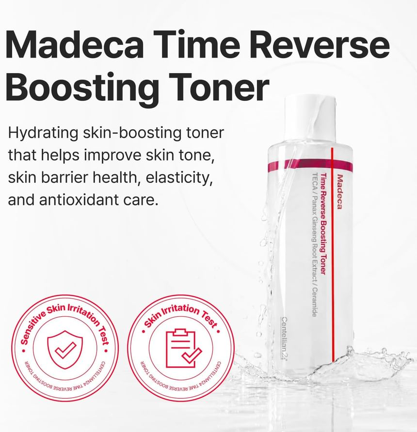 CENTELLIAN 24 - Madeca Time Reverse Boosting Toner 250 ML | Tonico Antiedad Hidratacion Intensa 4