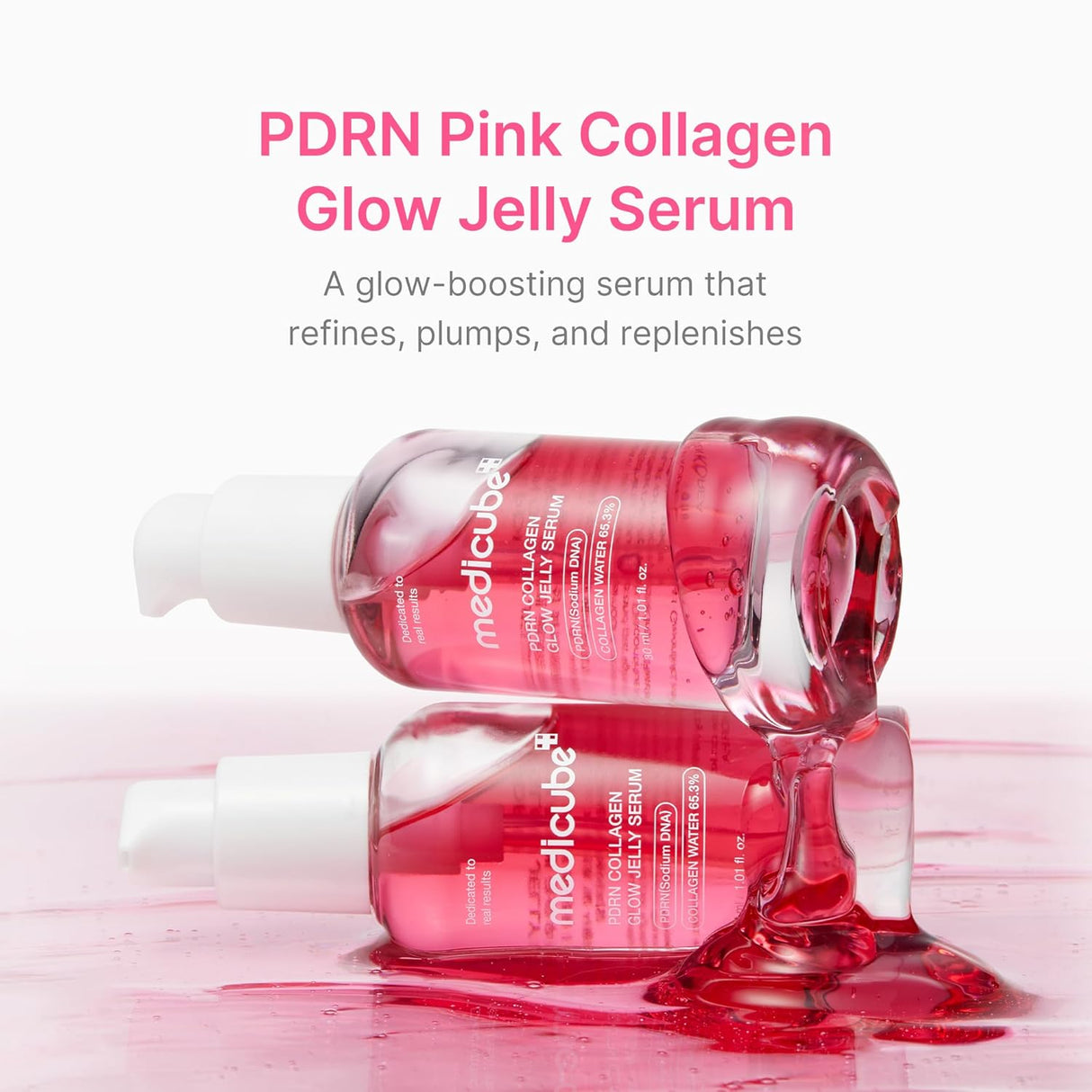 MEDICUBE - PDRN Collagen Glow Jelly Serum 30 ML | Suero Hidratacion Profunda 3