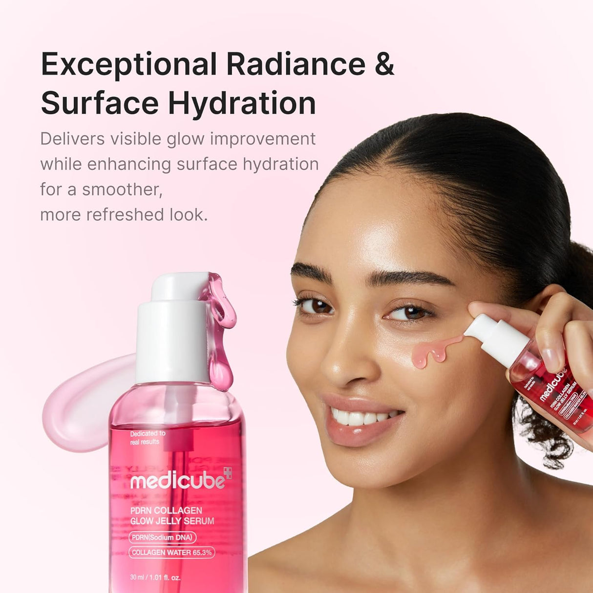 MEDICUBE - PDRN Collagen Glow Jelly Serum 30 ML | Suero Hidratacion Profunda 4