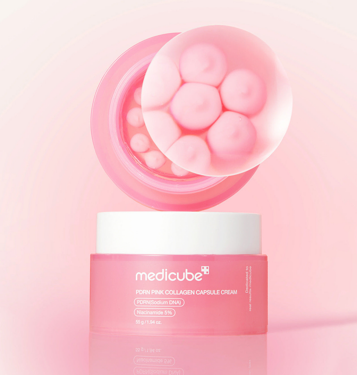 MEDICUBE - PDRN Pink Collagen Capsule Cream 55 GR | Crema Antieda, Hidratante y Unificadora de Tono 5