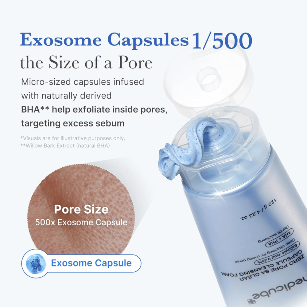 MEDICUBE - Zero Pore SA Clearing Capsule Cleansing Foam 120 GR | Limpiador Intensivo 4