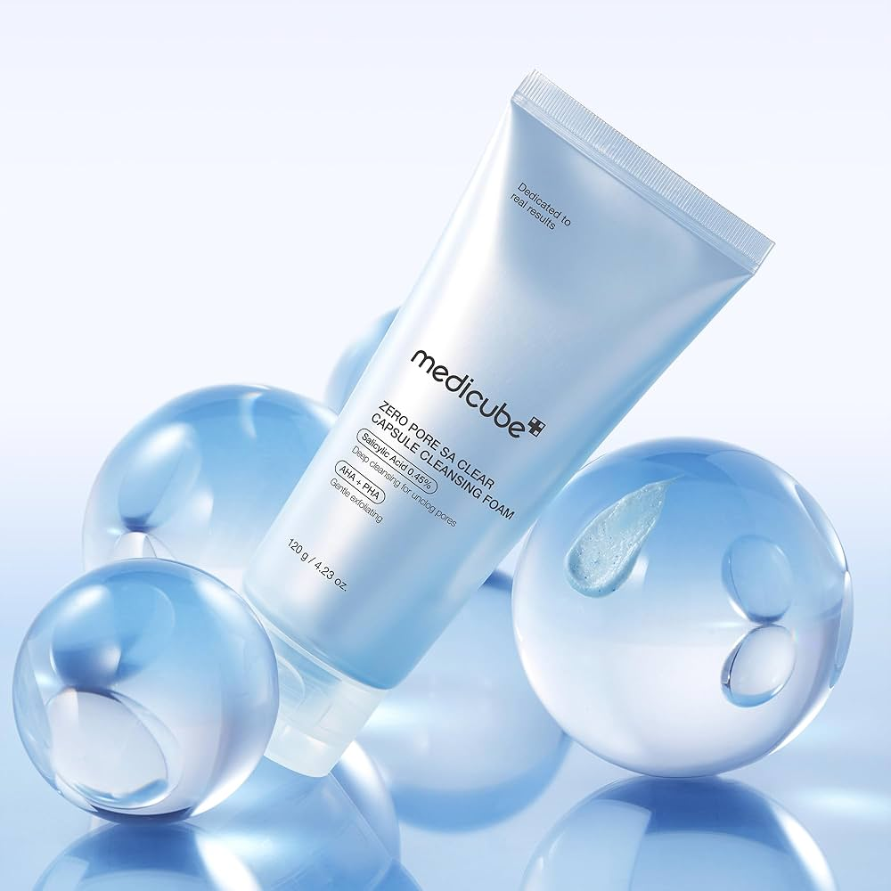 MEDICUBE - Zero Pore SA Clearing Capsule Cleansing Foam 120 GR | Limpiador Intensivo 2