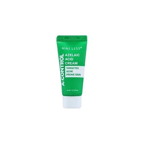 NINE LESS - Travel Size A-Control Azelaic Acid Cream 15 ML | Crema Antiacne, Iluminadora e Hidratante Travel Size
