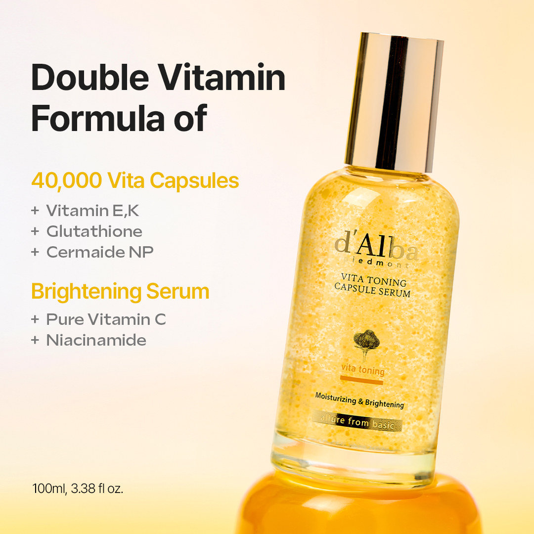 d'Alba - Vita Toning Capsule Serum 100 ML | Iluminador y Antiedad 5
